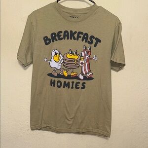 Miken Tan Cotton T-Shirt